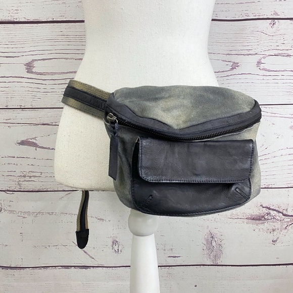 Free People Handbags - FREE PEOPLE Charlie Acid Wash Sling Fanny Pack
